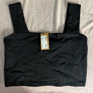 Susana Monaco Black Crop Top